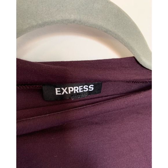 Express super soft boat neck long sleeve tshirt size L - Picture 3 of 3